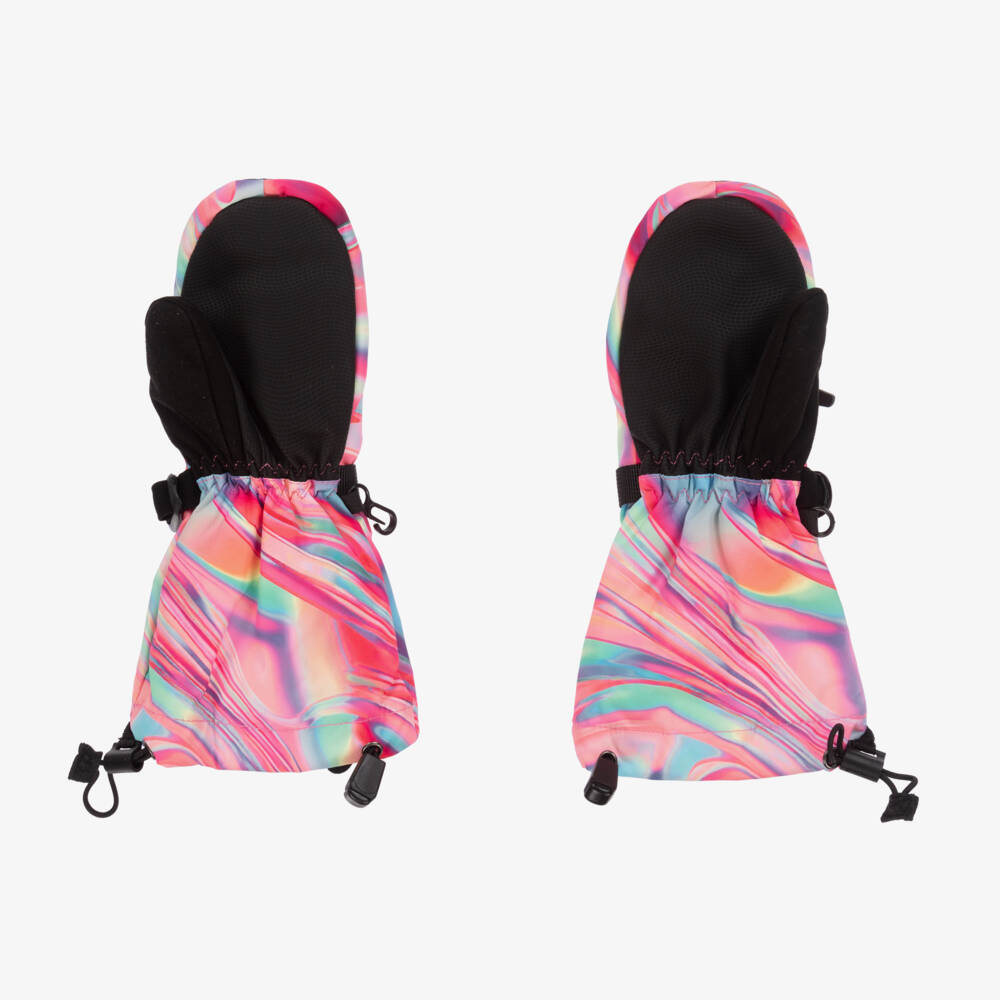 Deux par Deux-Girls Frosty Pink Snow Mitts | Childrensalon Outlet