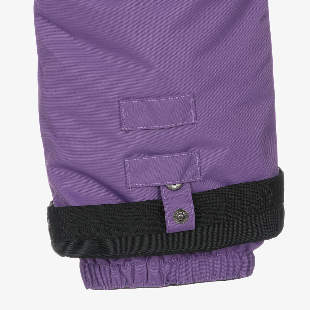  دو بار دو-طقم أوفرول شتوي بطبعة ورود لون بنفسجي للبنات | Childrensalon Outlet