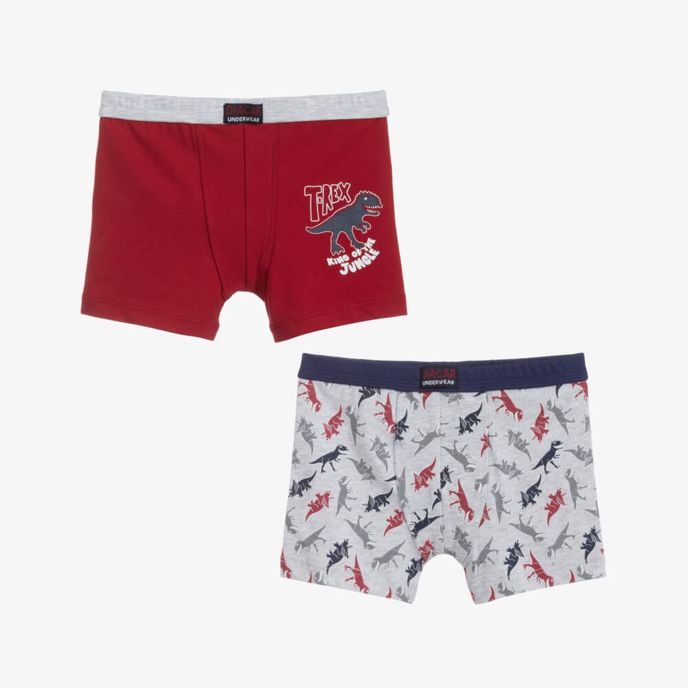 Diacar-Boys Cotton Boxers (2 Pack) | Childrensalon Outlet