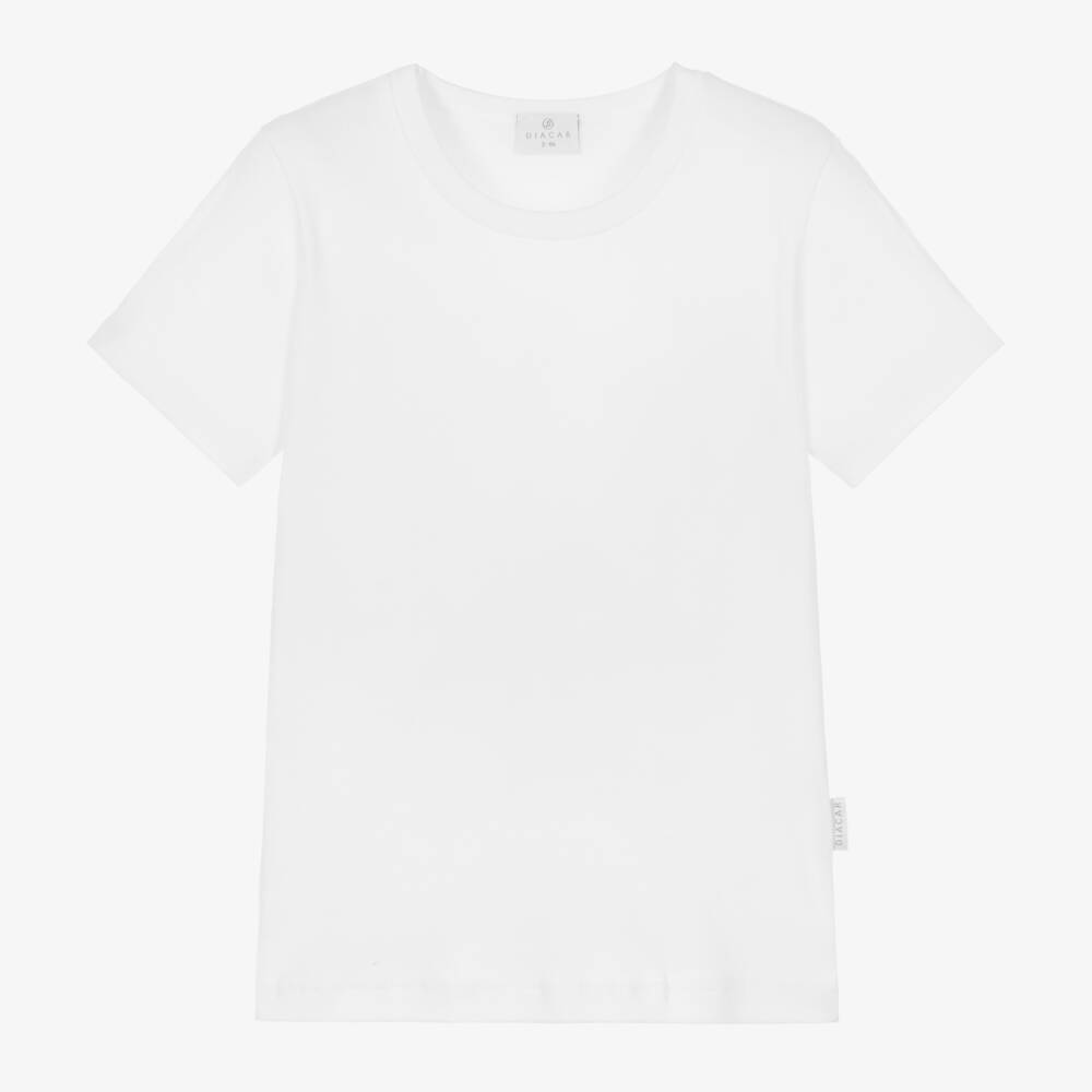 Diacar-Boys Crisp Cotton Vest Tee | Childrensalon Outlet