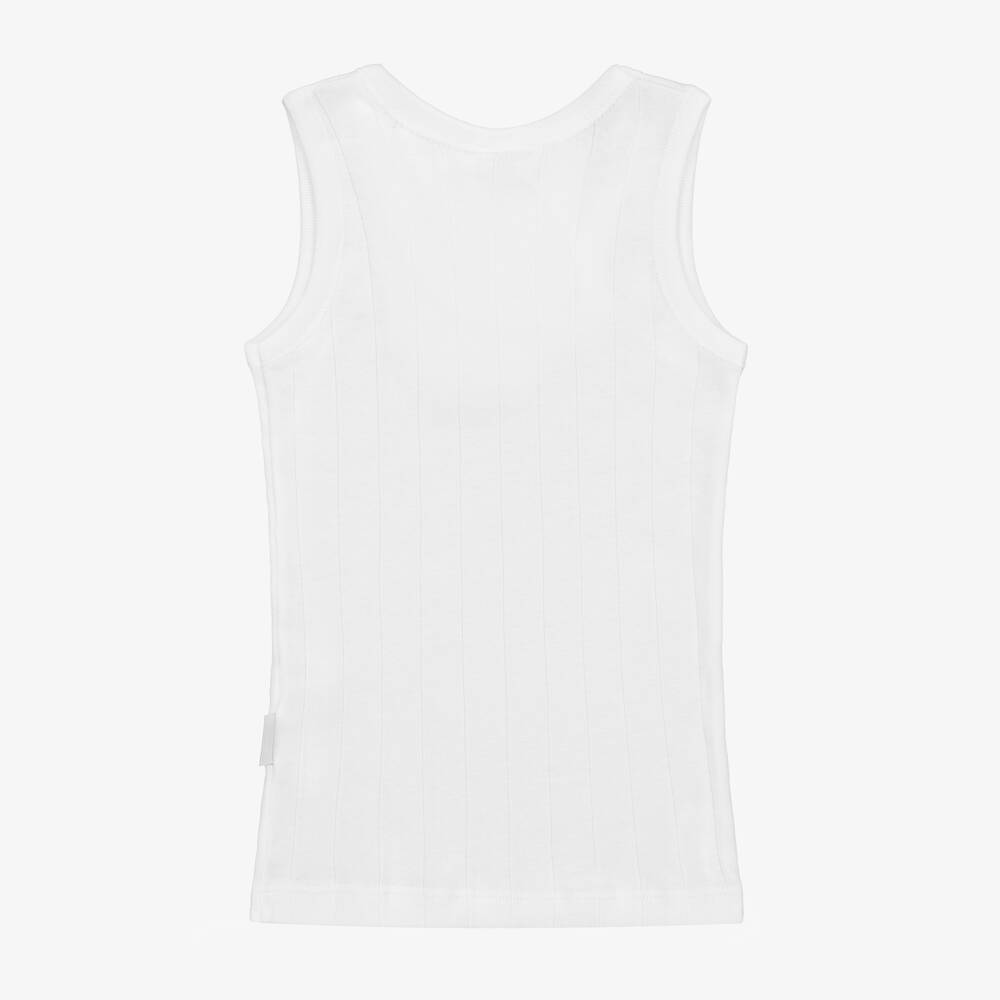 Diacar-Boys Soft White Jersey Top | Childrensalon Outlet