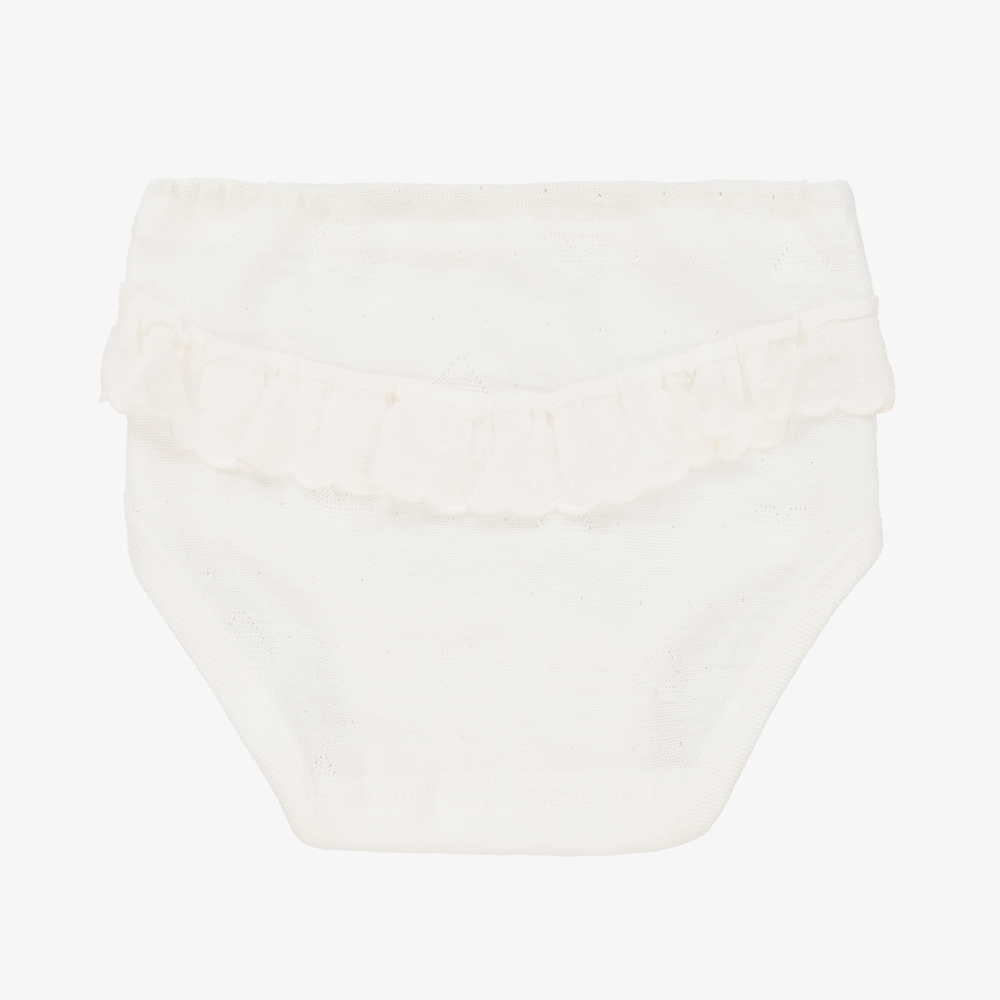 Diacar-Кремовые хлопковые трусы для девочек | Childrensalon Outlet