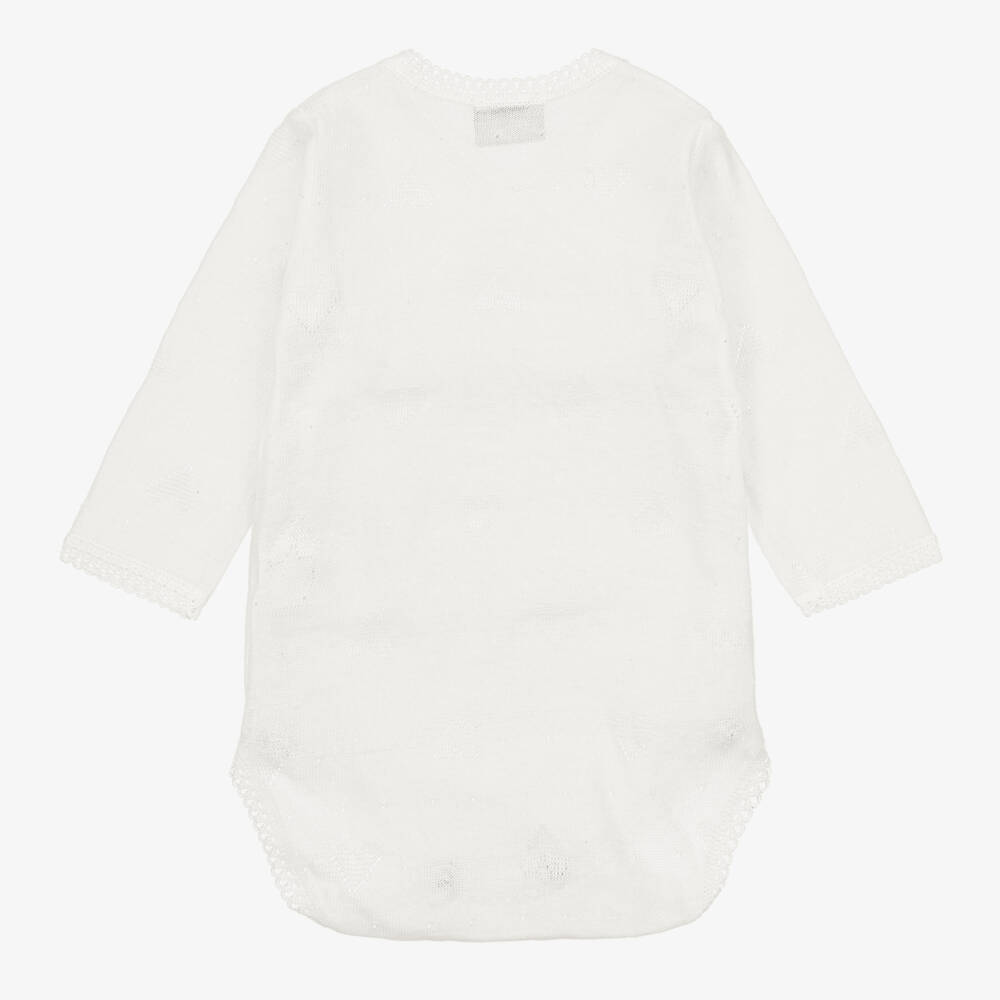 Diacar-بودي سوت عاجي مزين بقلوب للبنات | Childrensalon Outlet