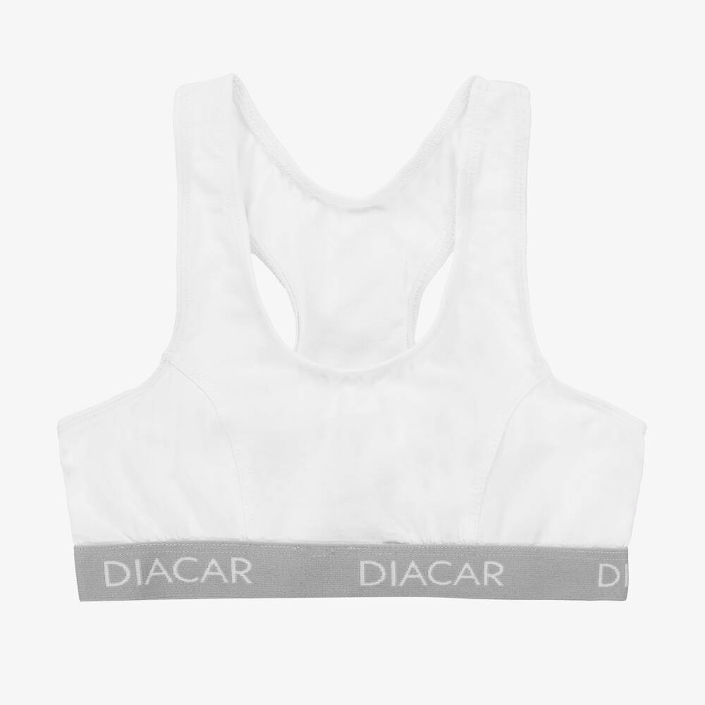 Diacar-Girls Soft White Racerback Top | Childrensalon Outlet