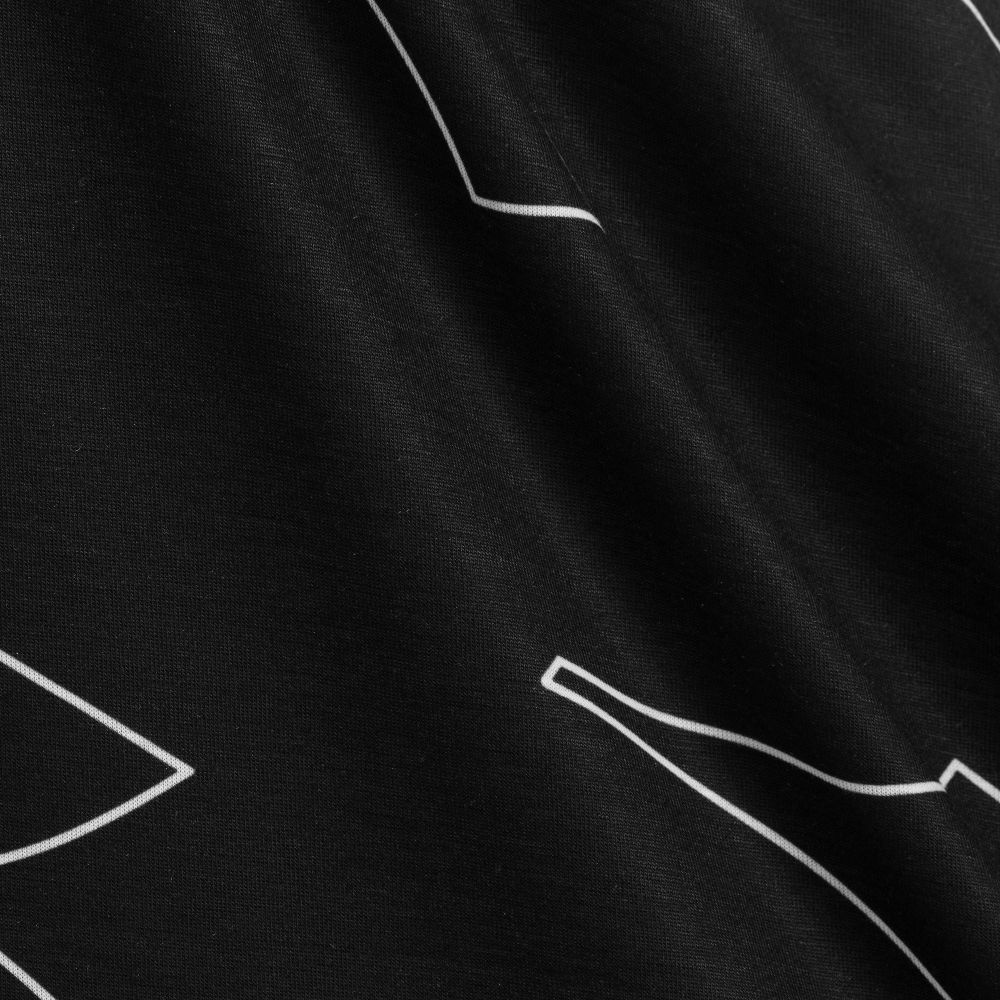  ديادورا-تنورة لوغو جيرسي لون أسود وأبيض | Childrensalon Outlet