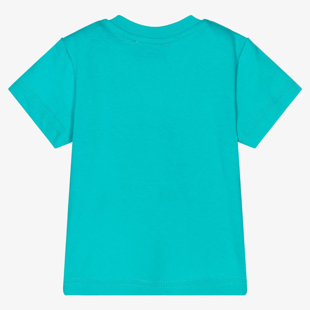 Diesel-Голубая хлопковая футболка для малышей | Childrensalon Outlet