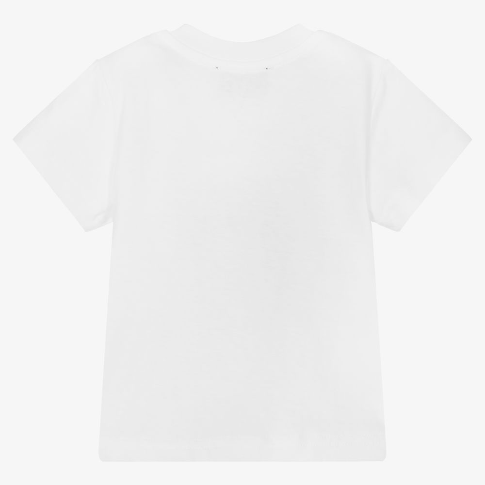 ديزل-تيشيرت أطفال ولادي قطن لون أبيض | Childrensalon Outlet