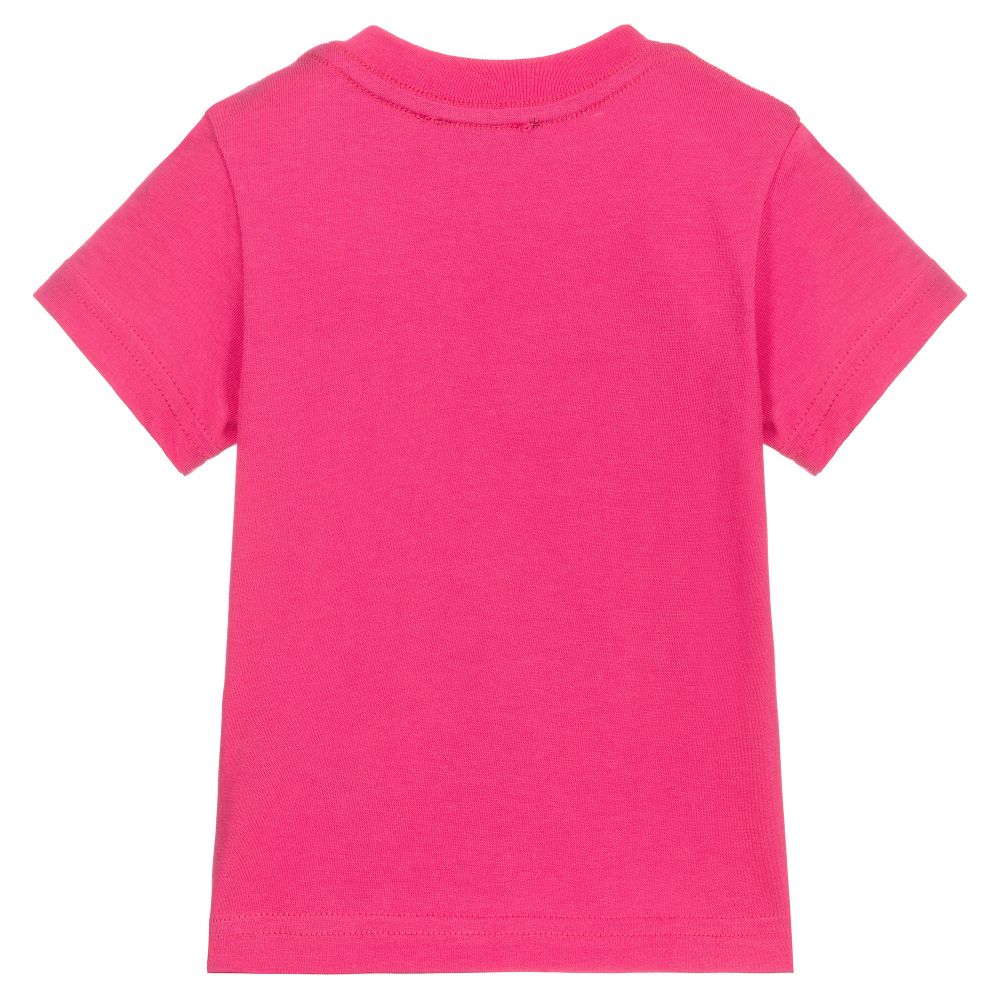 Diesel Baby Girls Pink Logo T Shirt Childrensalon Outlet