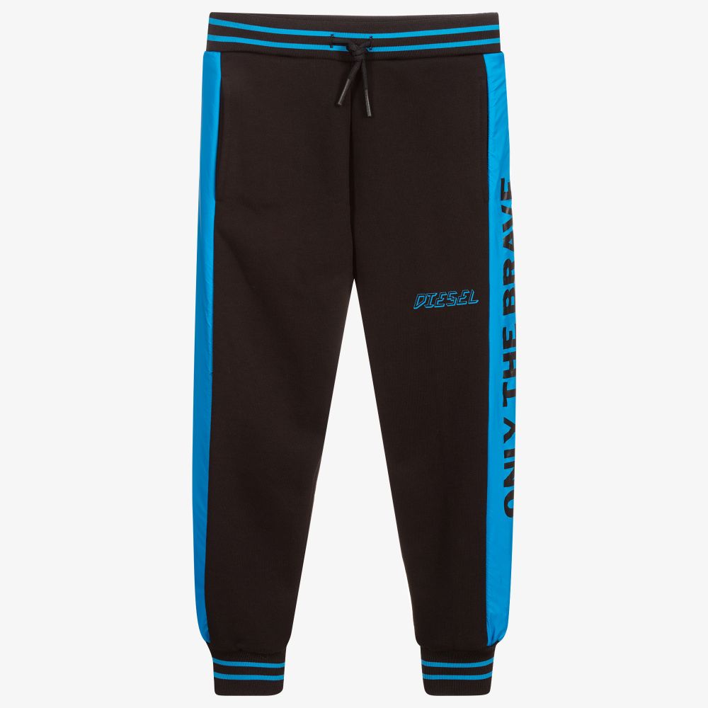 Diesel - Jogginghose in Schwarz und Blau | Childrensalon