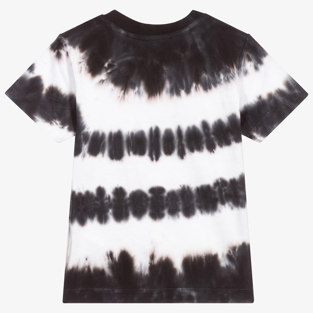 Diesel - T-shirt tie ☀ dye noir et ...