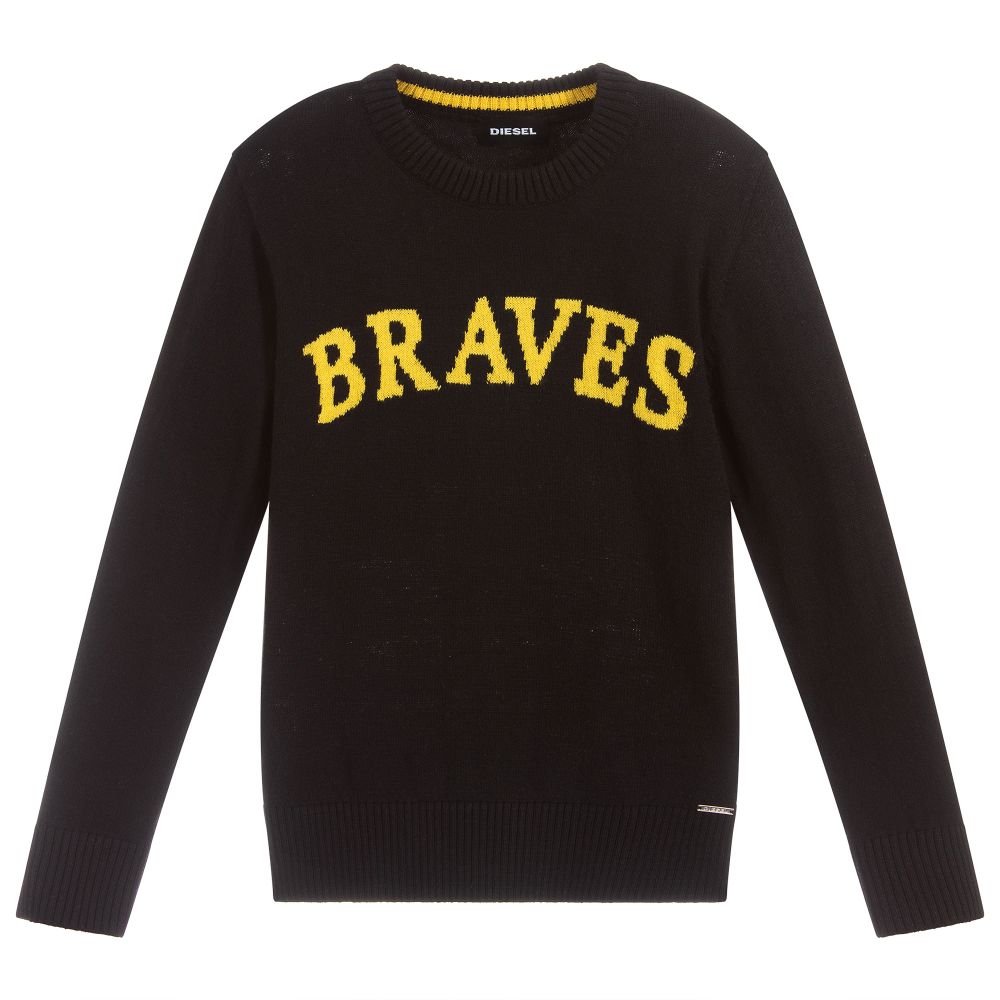Diesel yellow and black jumper sales