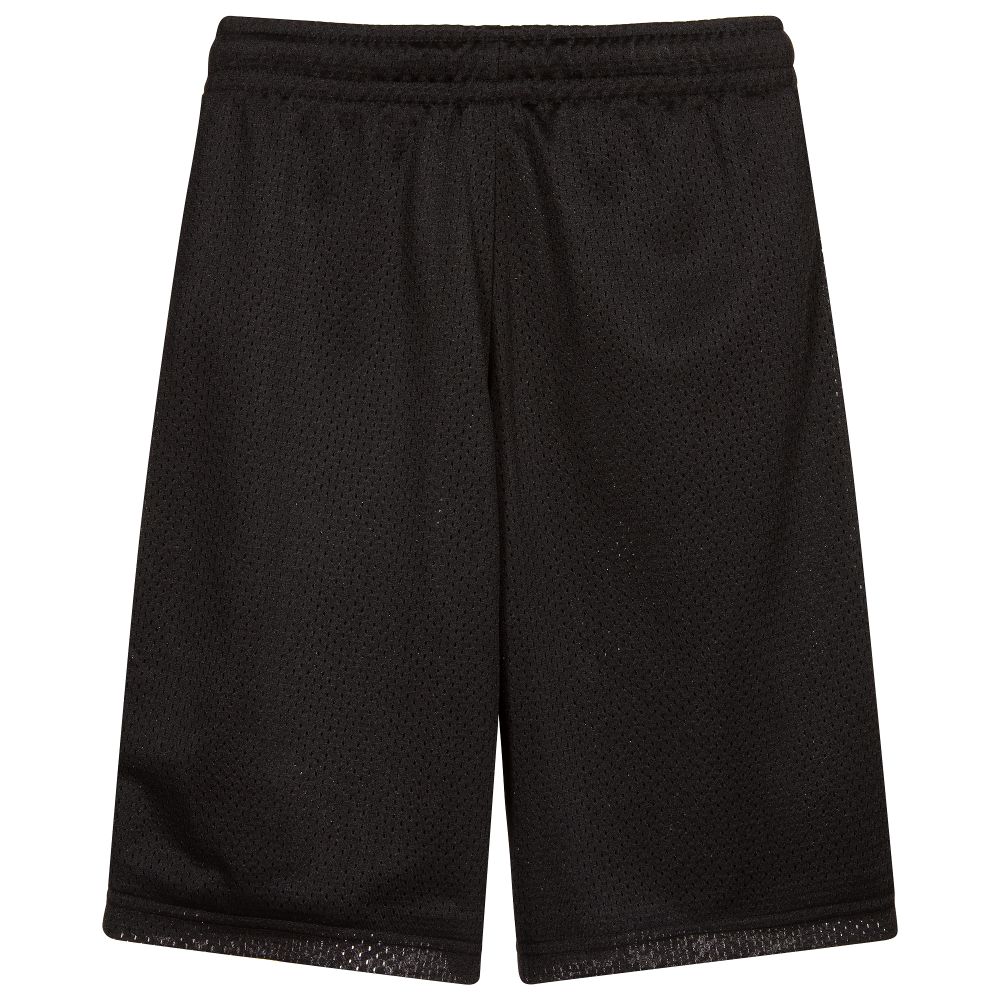 Diesel-Boys Black Logo Shorts | Childrensalon Outlet