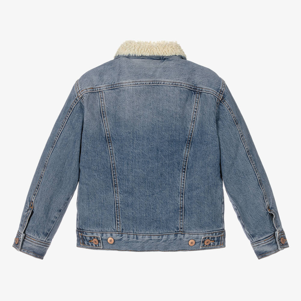 Diesel sherpa denim jacket clearance