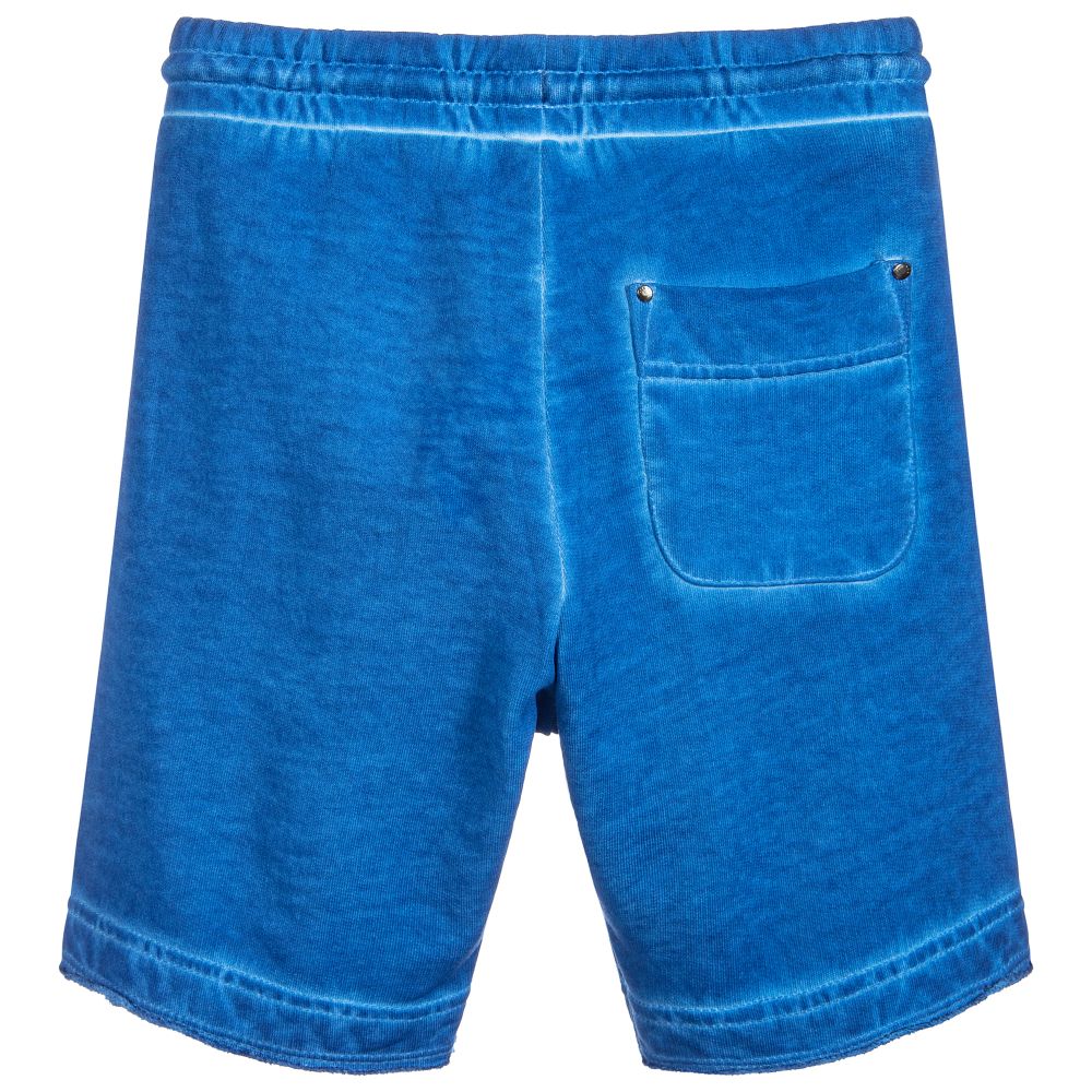 Diesel-Boys Blue Jersey Shorts  | Childrensalon Outlet