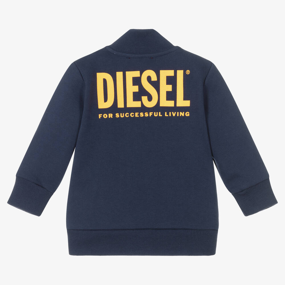 Diesel Boys Blue Logo Tracksuit Childrensalon Outlet