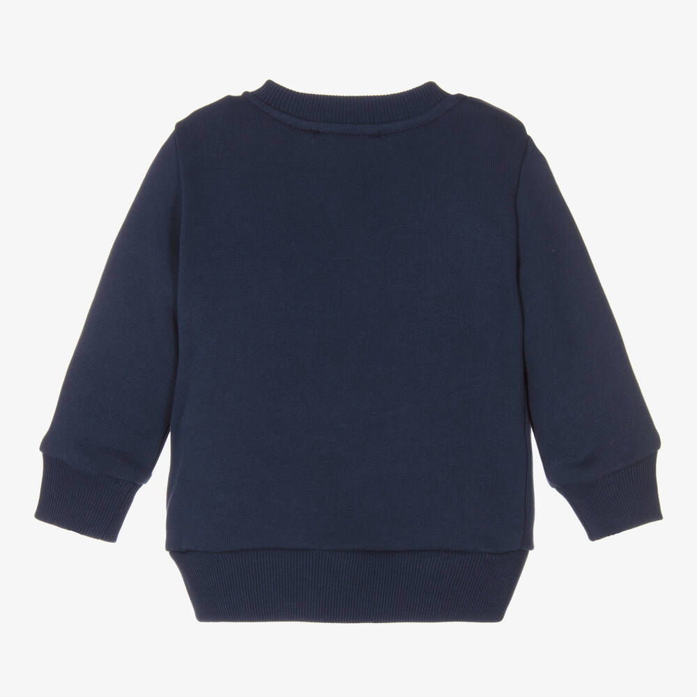 Diesel Boys Blue Tiger Sweatshirt Childrensalon Outlet