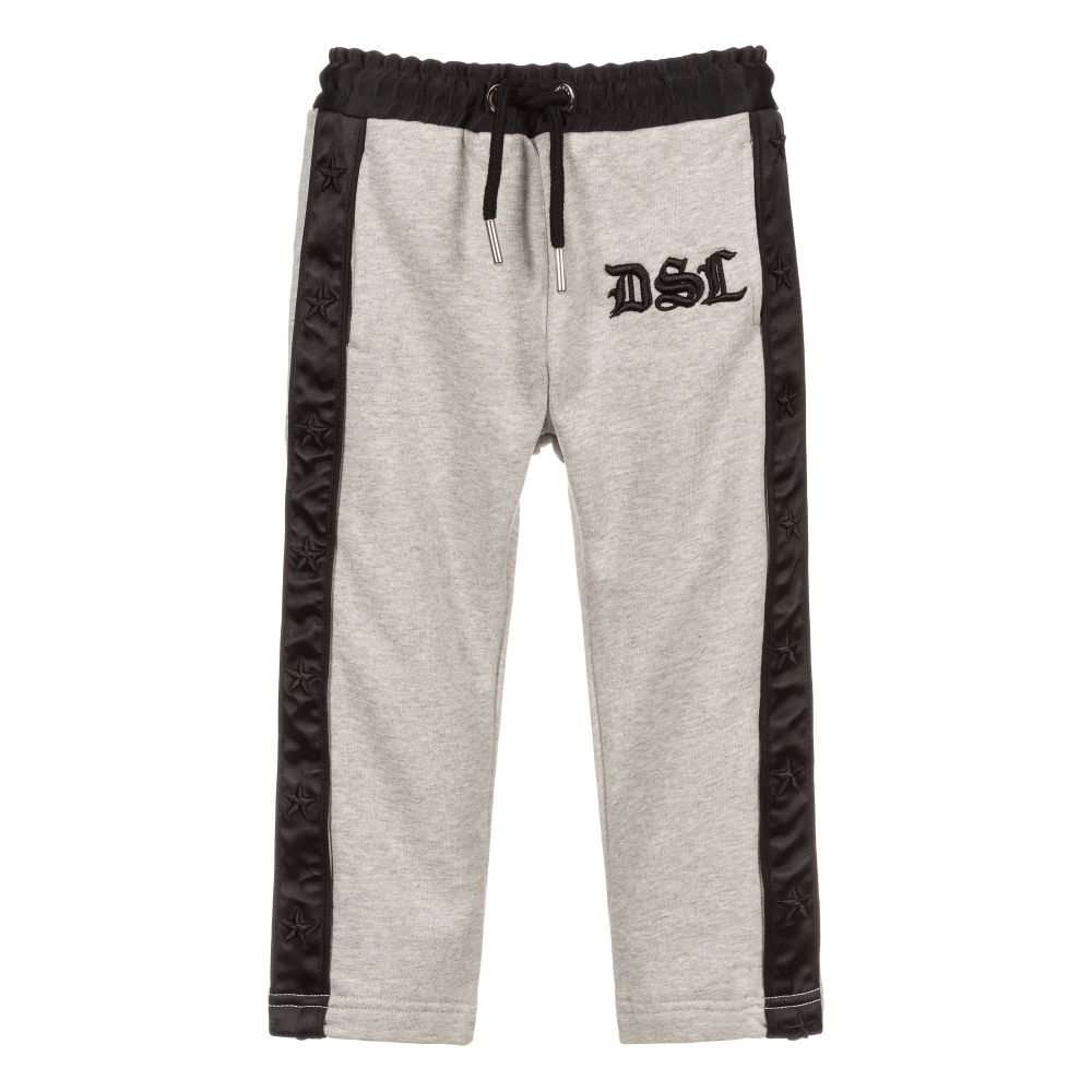 Diesel - Boys Grey Logo Joggers | Childrensalon