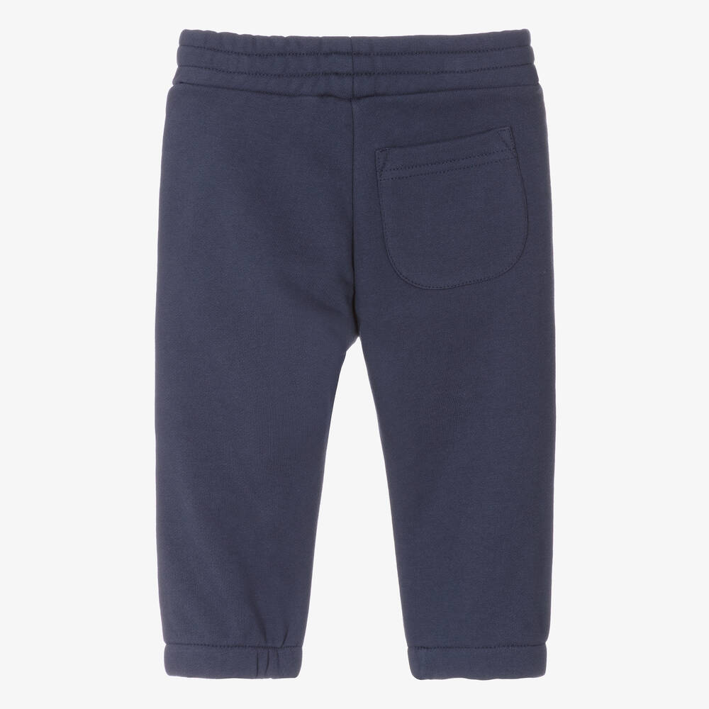 Diesel-Boys Navy Blue Cotton Joggers | Childrensalon Outlet