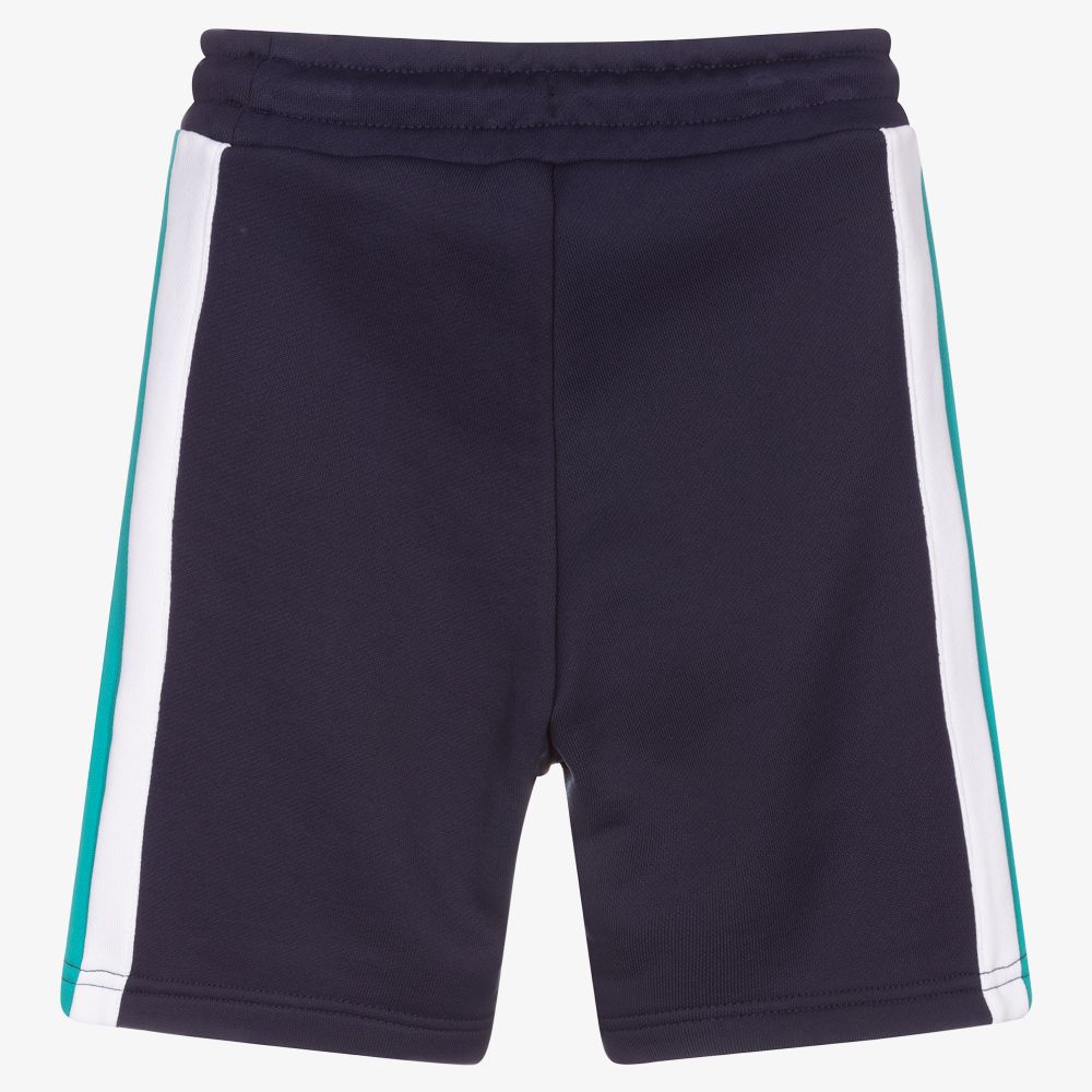 Boys navy top sweat shorts
