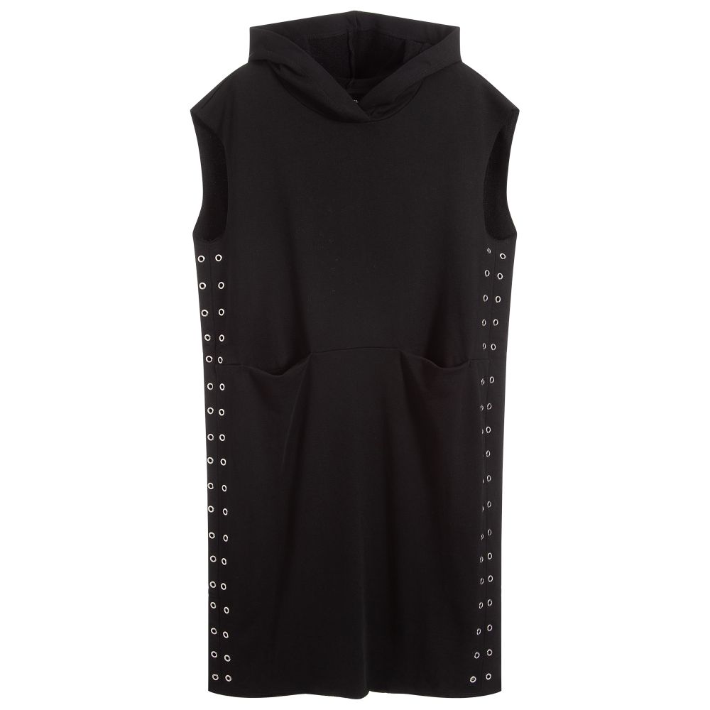 Diesel - Girls Black Jersey Dress | Childrensalon