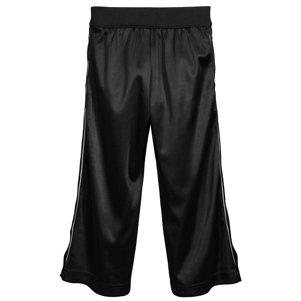 Diesel Girls Black Popper Trousers Childrensalon Outlet