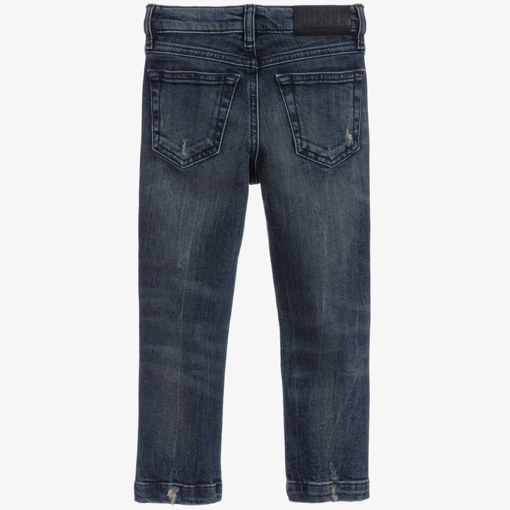 Diesel-Girls Blue Slim-Skinny Jeans | Childrensalon Outlet