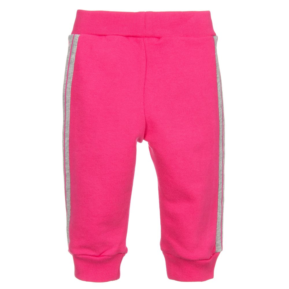 Diesel Girls Pink Cotton Joggers