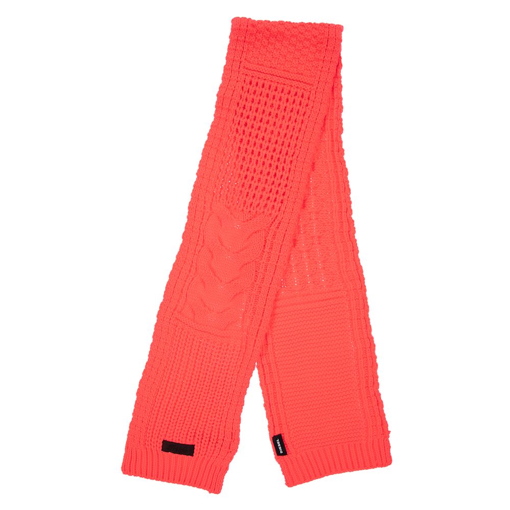 Diesel-Girls Pink Knitted Scarf | Childrensalon Outlet