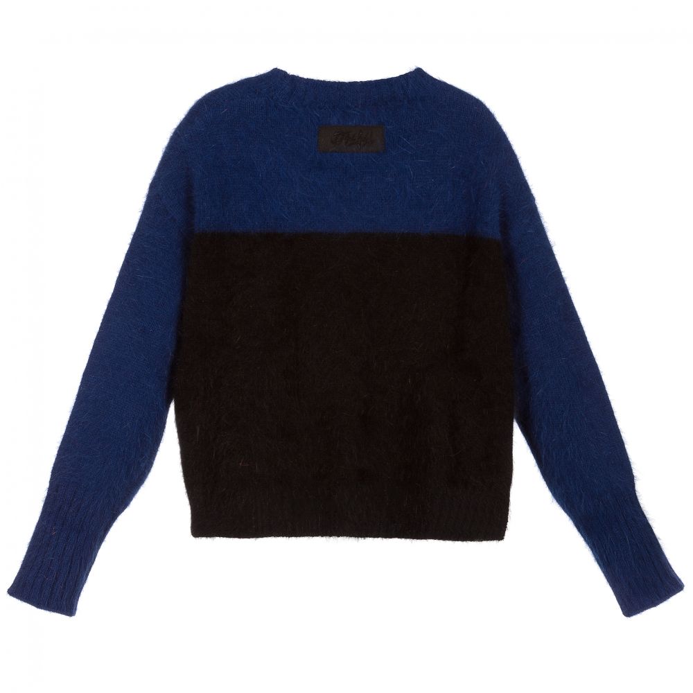 Diesel-Girls Wool Colour Block Jumper | Childrensalon Outlet
