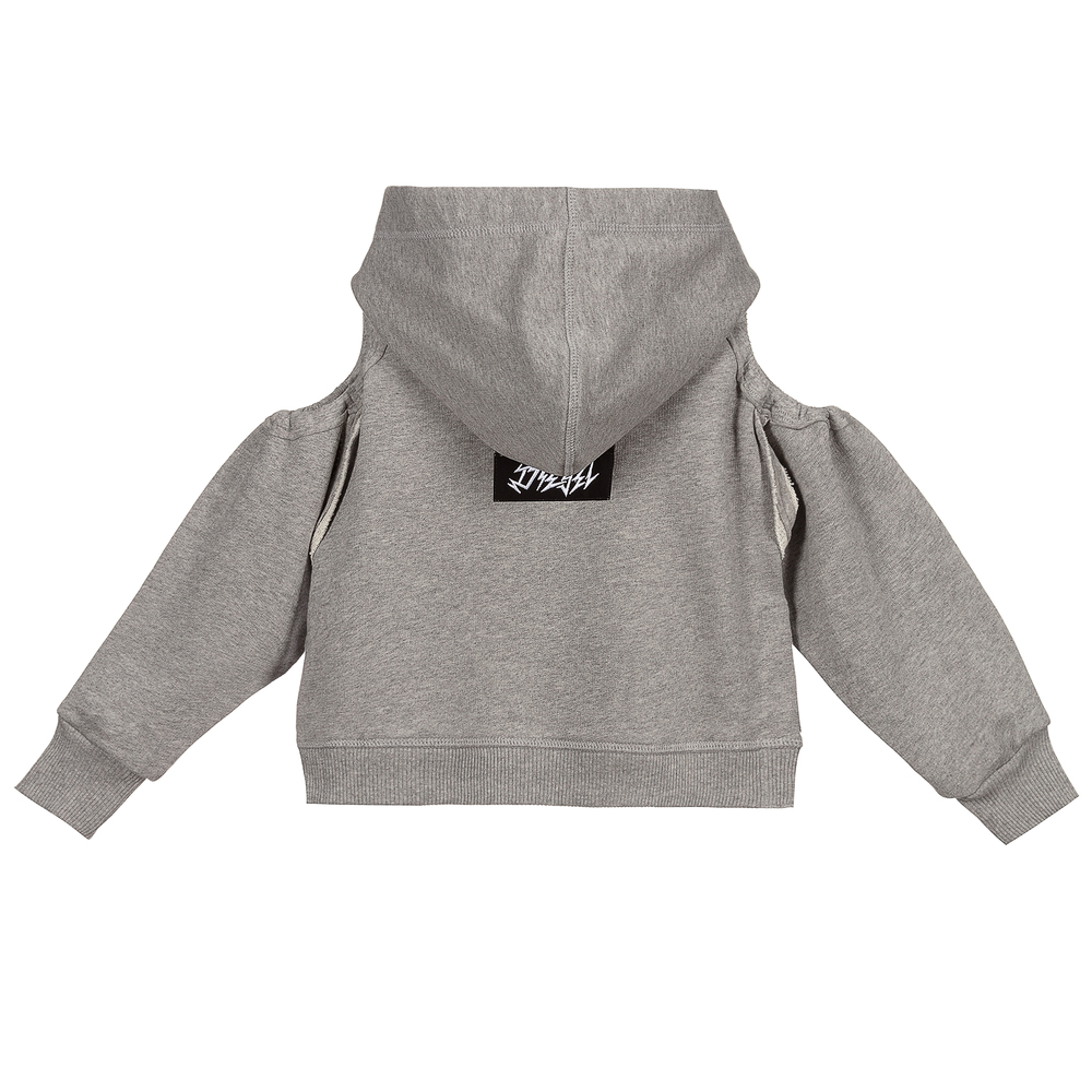 Diesel Grey Cold Shoulder Sweatshirt