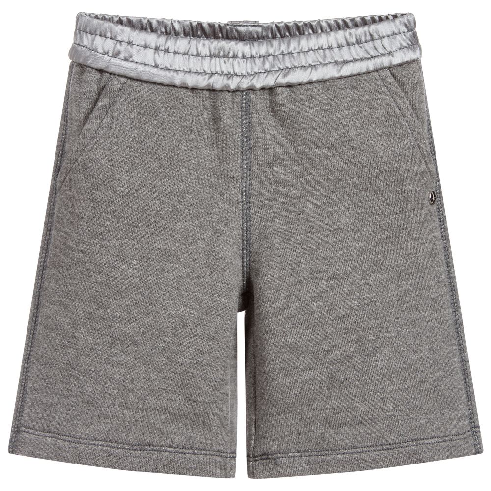 Diesel - Grey Cotton Shorts | Childrensalon