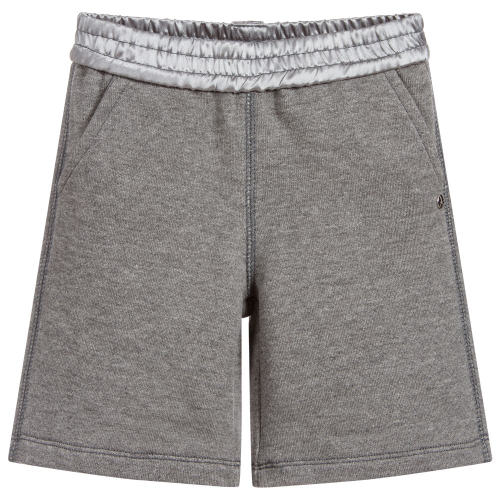 Diesel Grey Cotton Shorts Childrensalon Outlet