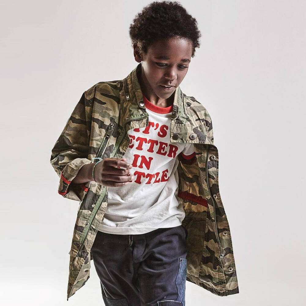 Khaki camouflage jacket shop