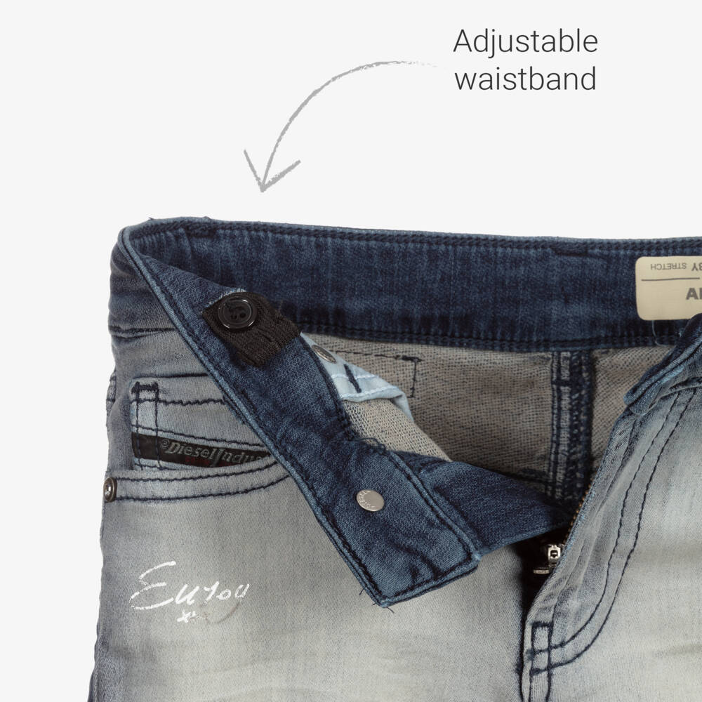 Diesel-Regular Cropped JoggJeans | Childrensalon Outlet