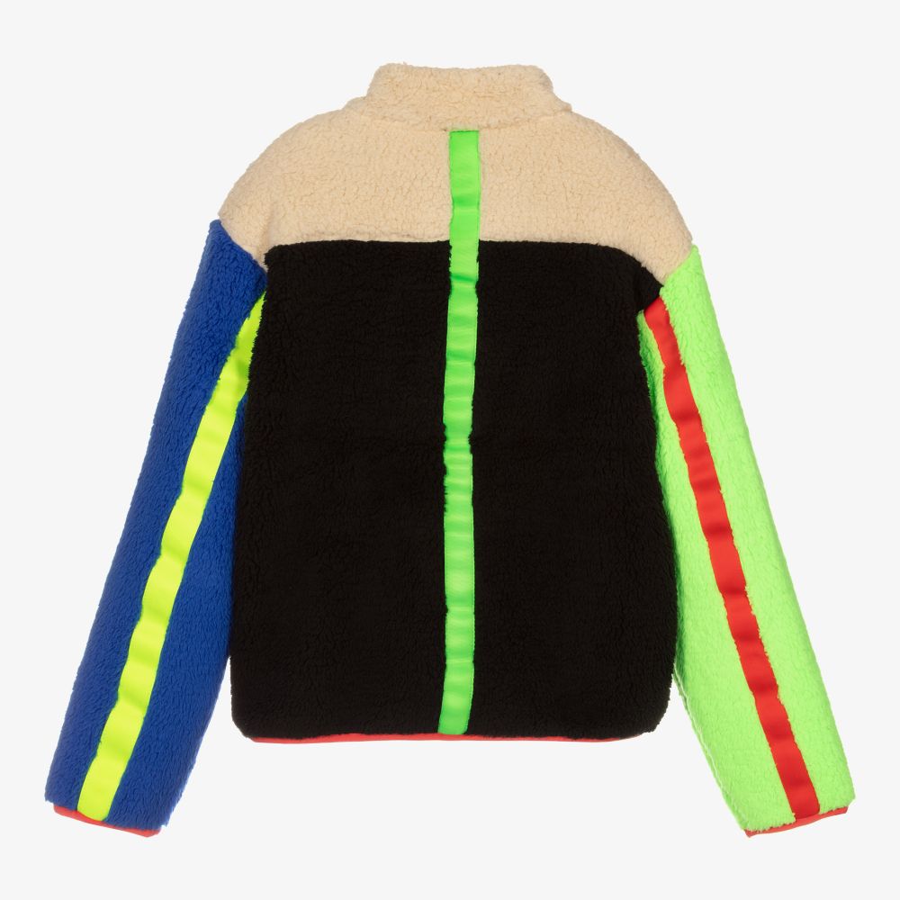 Diesel-Teen Black Fleece Zip-Up Top | Childrensalon Outlet