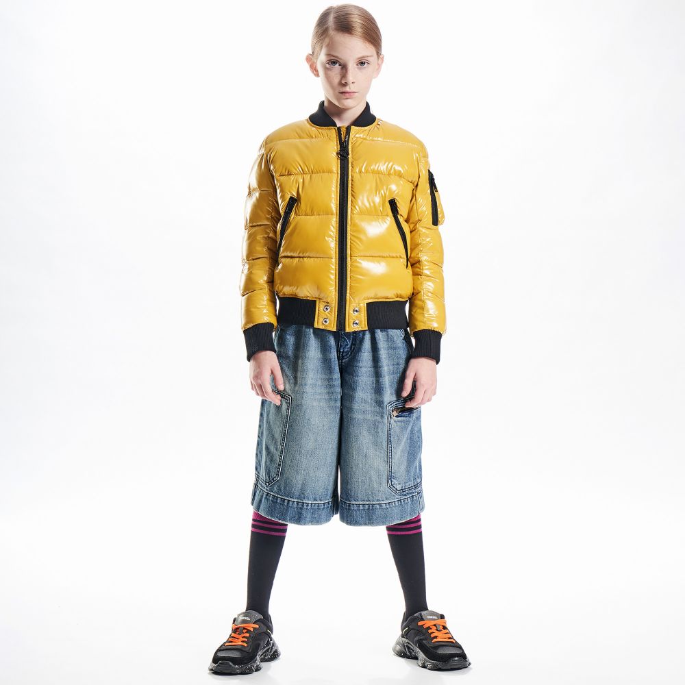 Diesel Teen Blue Denim Culottes Childrensalon Outlet