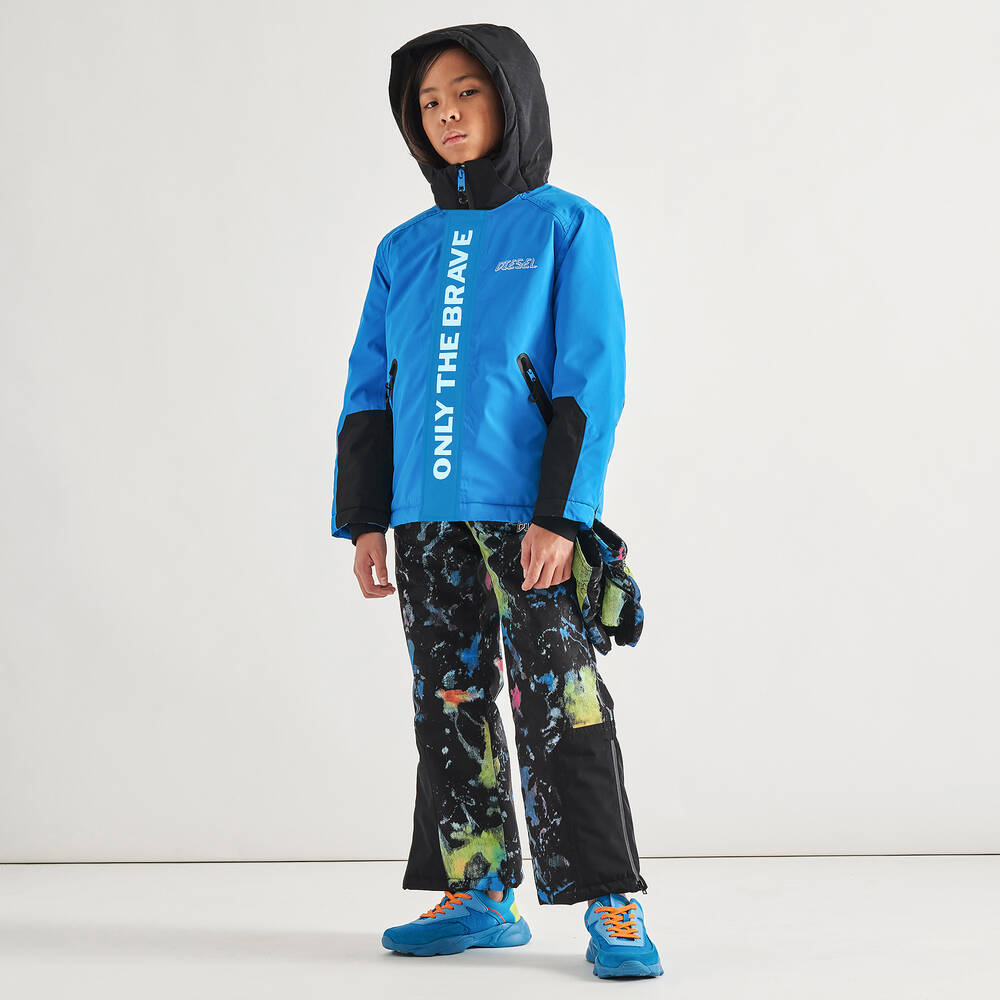 Diesel-Голубая лыжная куртка для подростков | Childrensalon Outlet