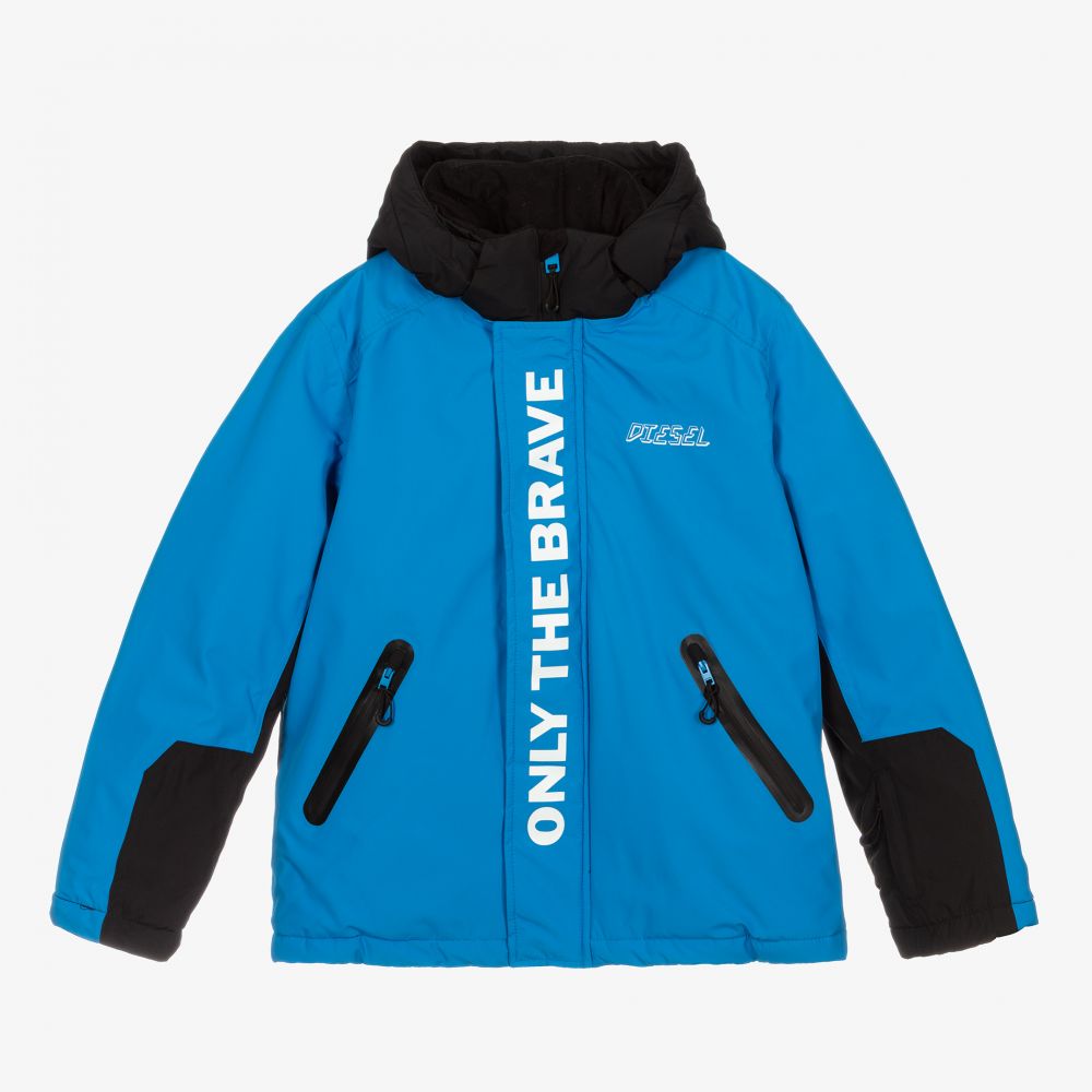 Diesel-Голубая лыжная куртка для подростков | Childrensalon Outlet