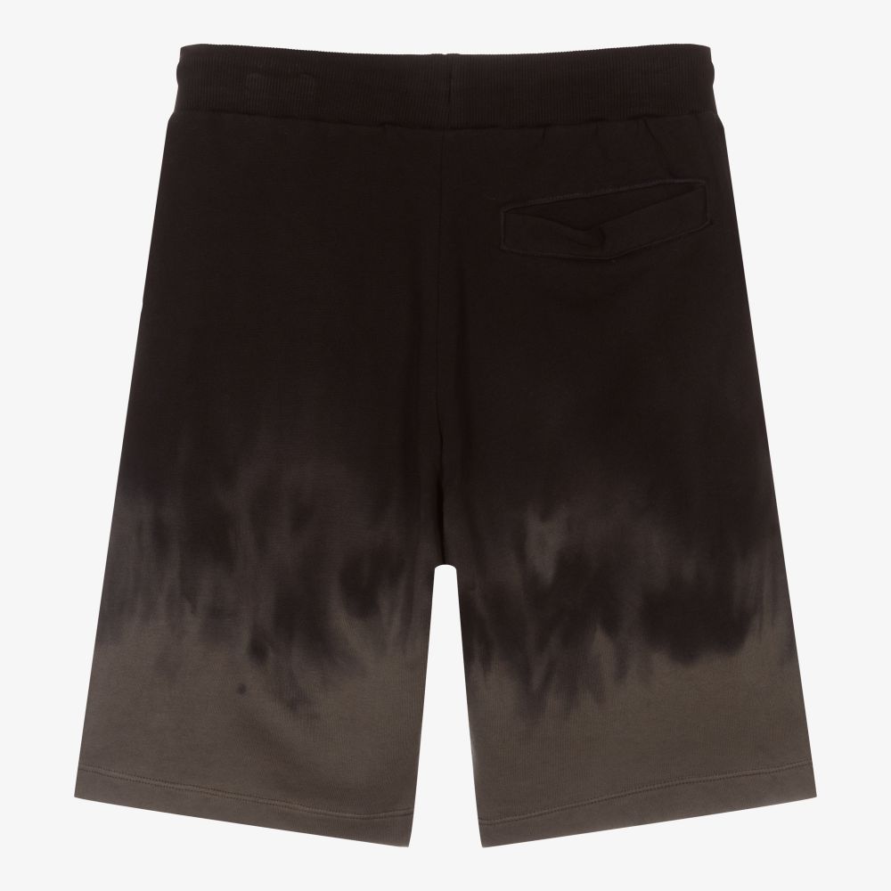 Diesel-Teen Boys Black & Green Shorts | Childrensalon Outlet