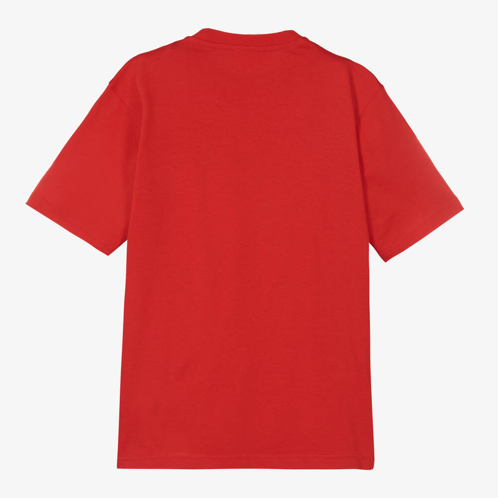 Diesel-Teen Boys Red  T-Shirt | Childrensalon Outlet