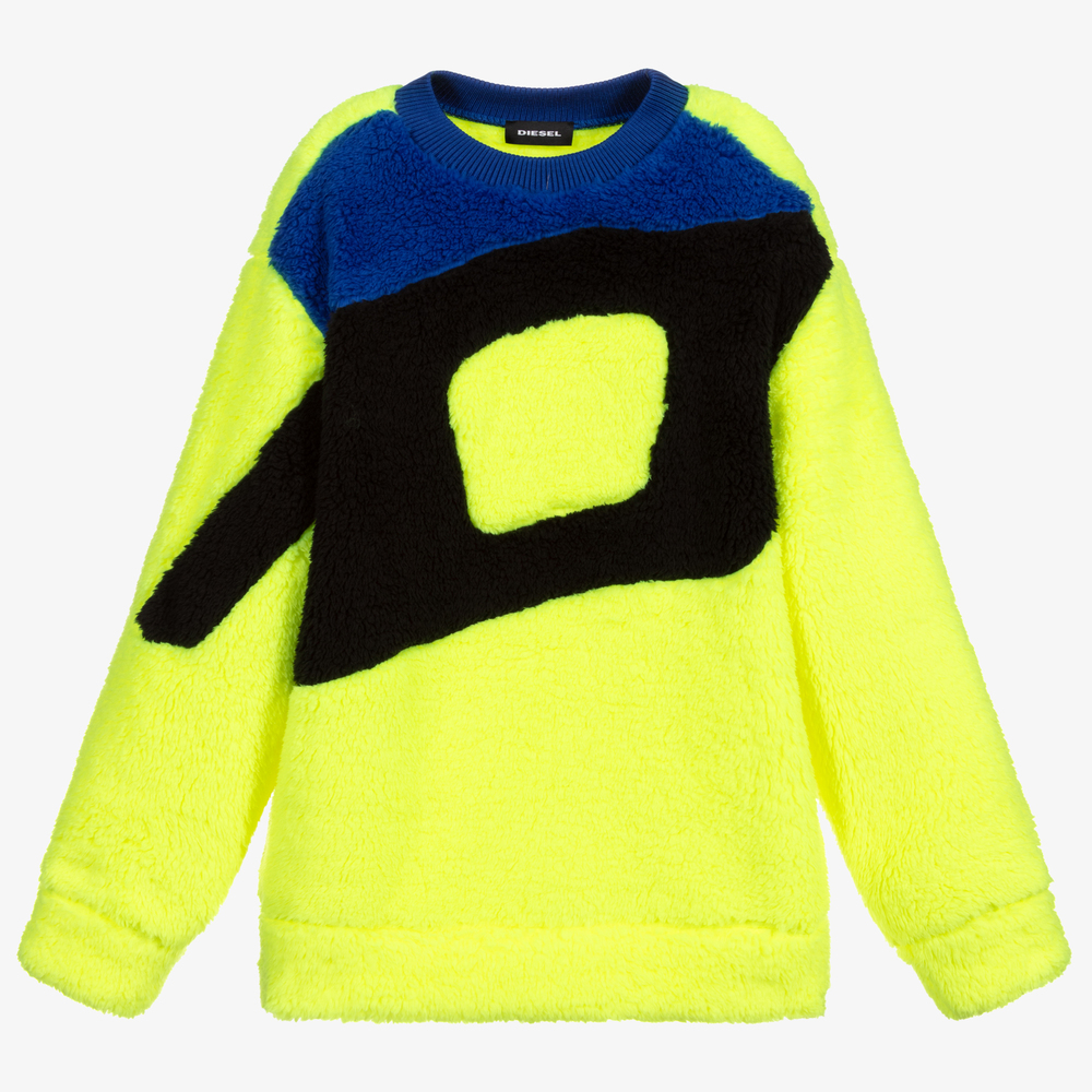 Diesel - Teen Neon Fleece Sweatshirt | Childrensalon