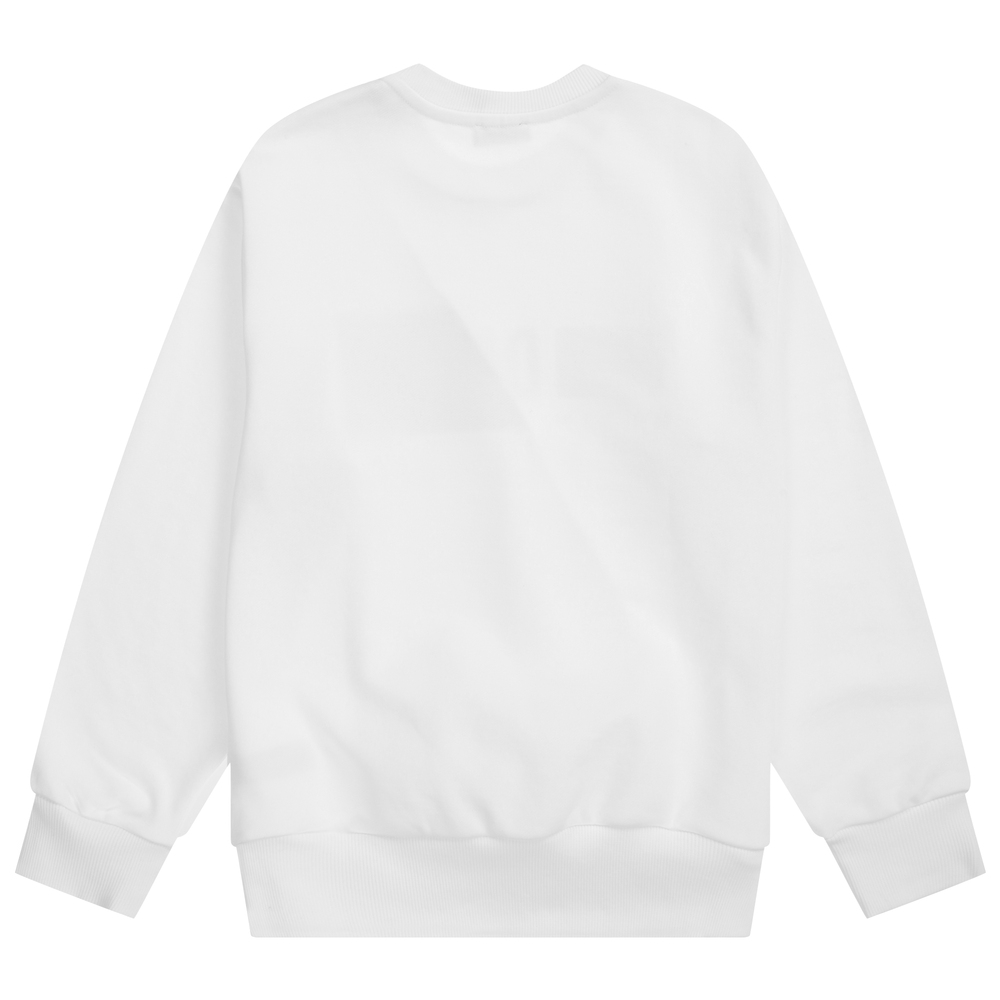 Diesel-Teen White Logo Sweatshirt | Childrensalon Outlet