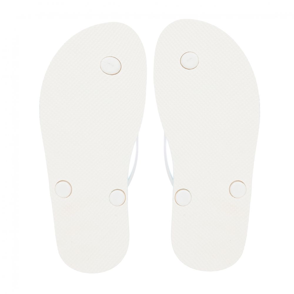 Diesel - White Logo Flip-Flops | Childrensalon Outlet