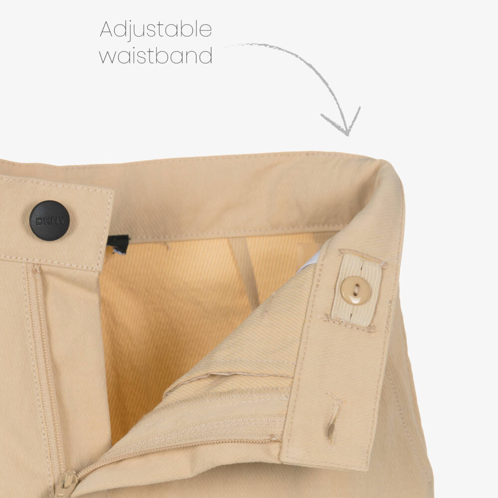 DKNY-Beige Cargo Shorts | Childrensalon Outlet