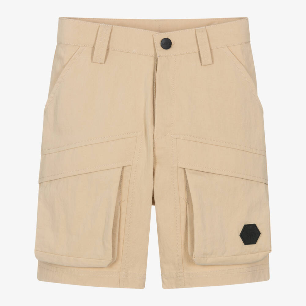 DKNY-Beige Cargo Shorts | Childrensalon Outlet