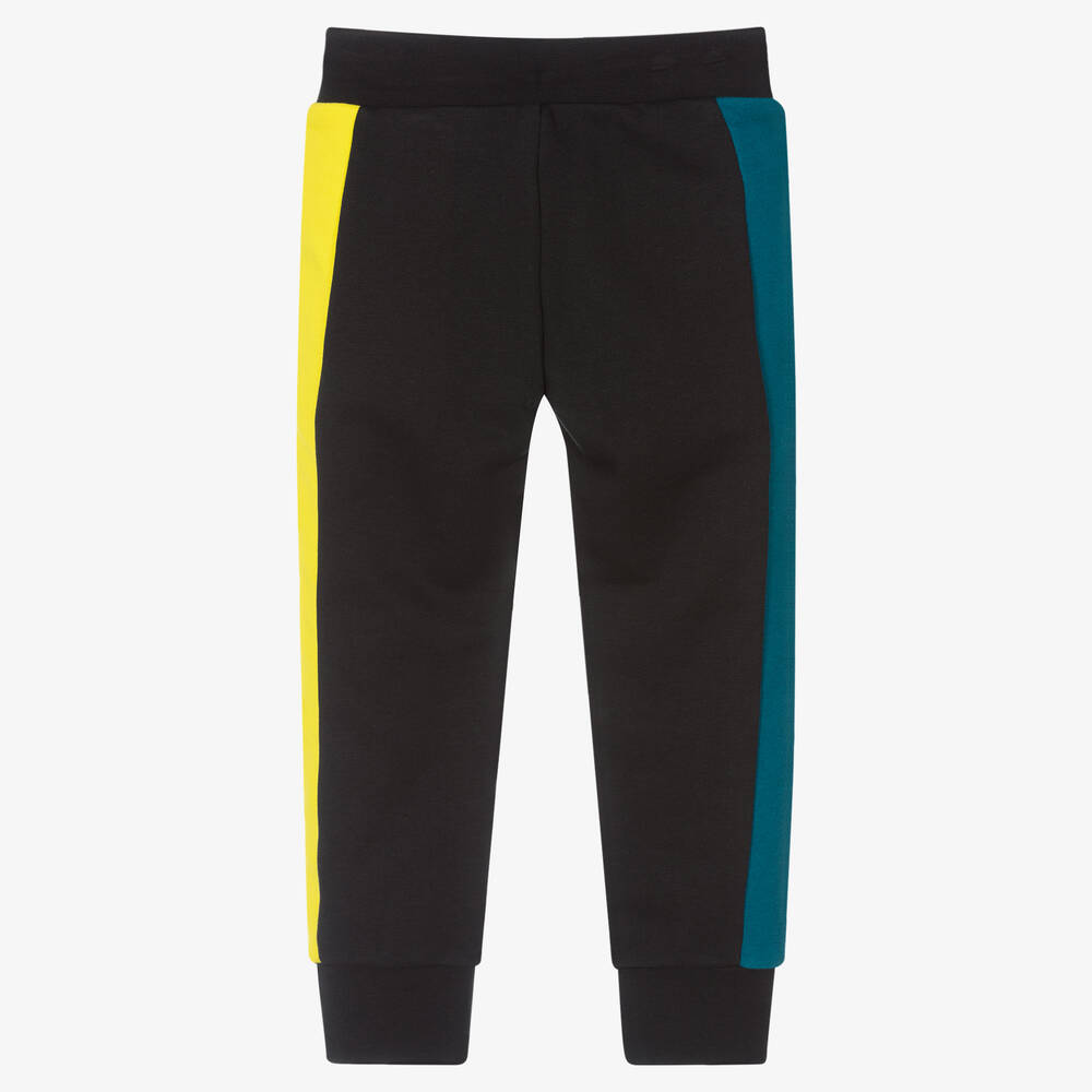 DKNY-Черные джоггеры с цветовыми блоками | Childrensalon Outlet