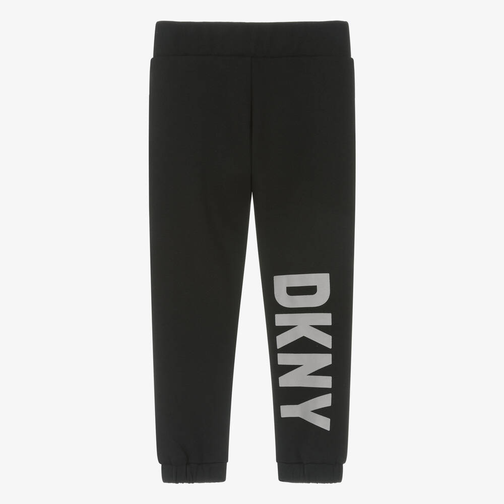DKNY-Black Cotton Batman Joggers | Childrensalon Outlet