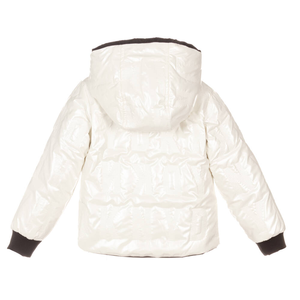 DKNY Black Ivory Reversible Jacket Childrensalon Outlet