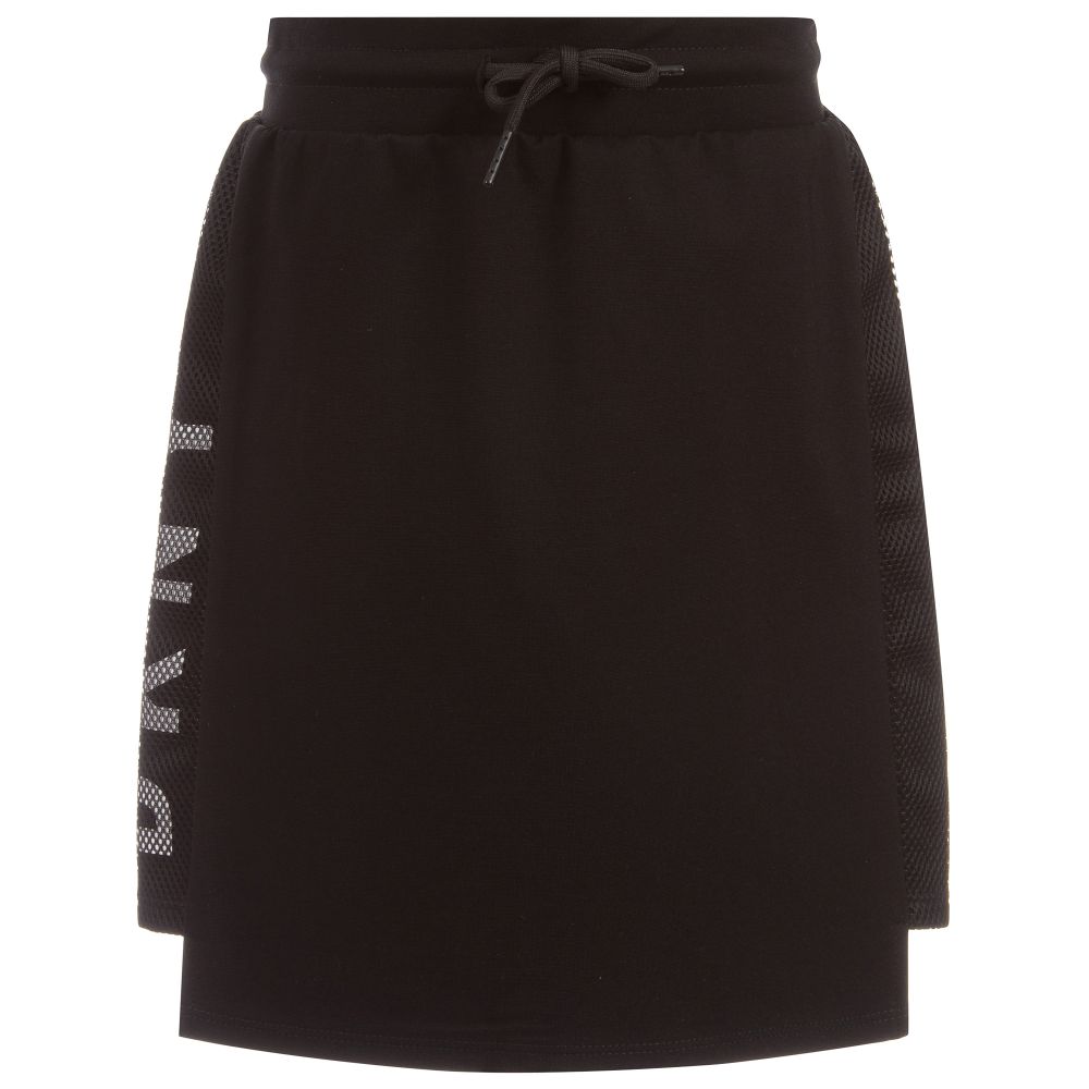 DKNY - Black Jersey Logo Skirt | Childrensalon