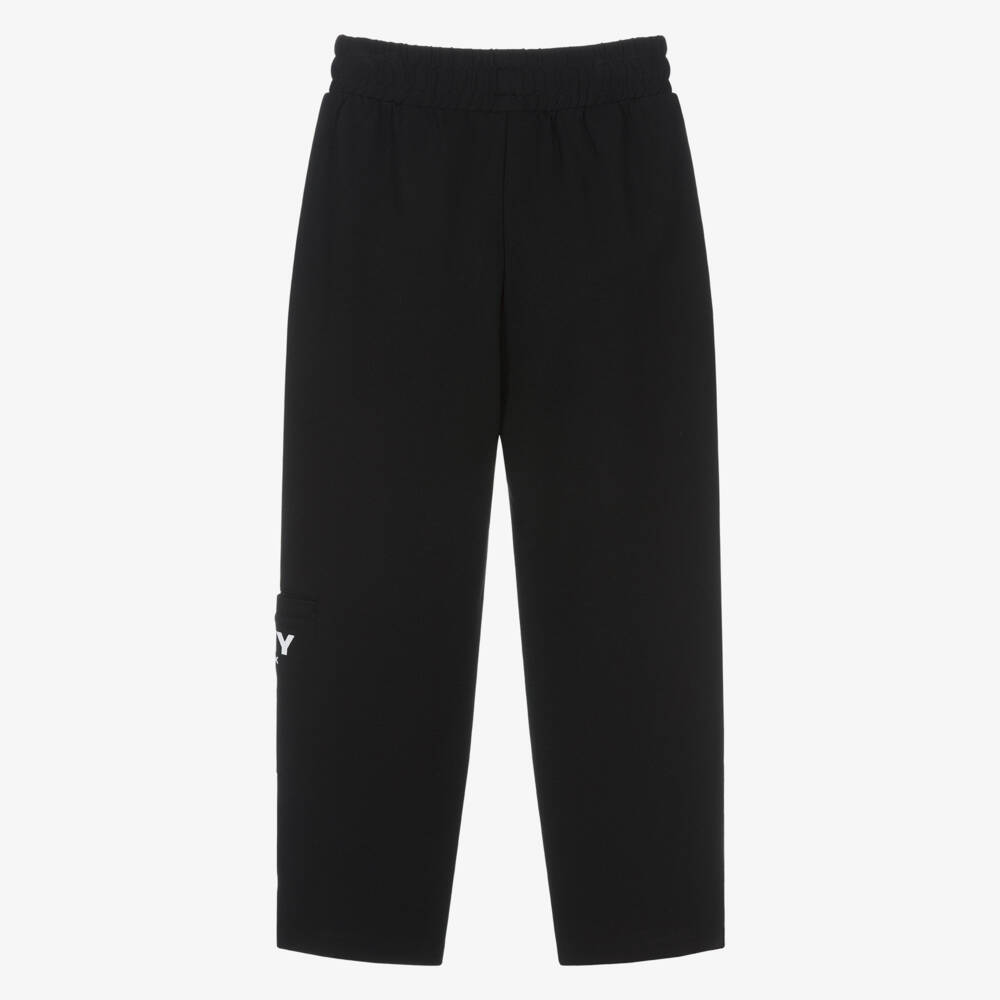 DKNY-Black Logo Joggers | Childrensalon Outlet